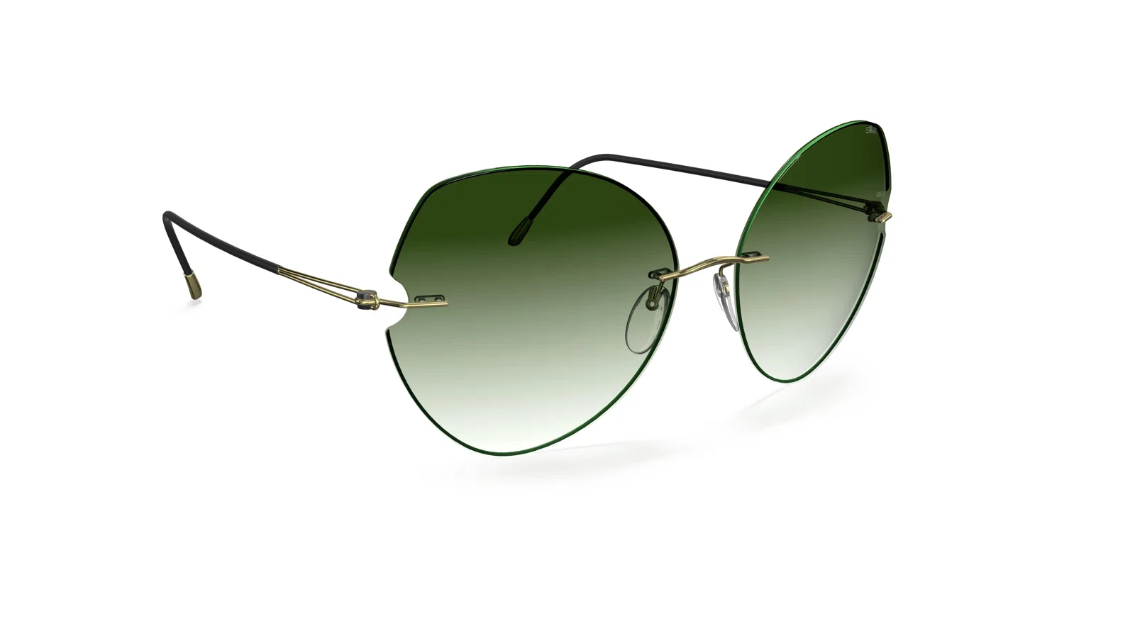 Silhouette Fisher Island Rimless 8182 Sunglasses - view 2